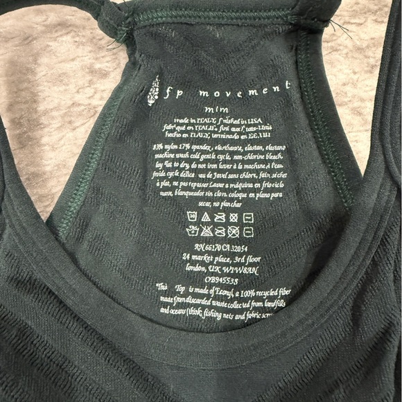Free People Green Gone Adrift Seamless Tank Top - Picture 4 of 9